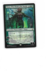 Nissa, Who Shakes the World promo stamped War of the Spark
